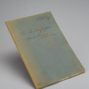 Charles Dickens & Wilkie Collins — No Thoroughfare, First Edition in the Original Blue Wrappers, 1867