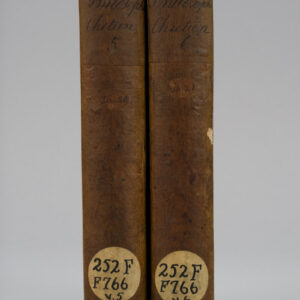 Formey (Jean-Henri-Samuel) — Discours Moraux, pour servir de suite au Philosophe Chrétien — Lausanne, 1765 — 2 Volumes