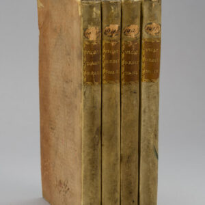 Vicat — Traité du Droit Naturel — 1777 — 4 Volumes