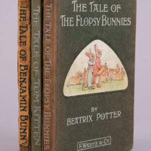 Beatrix Potter — Three Early Tales: Benjamin Bunny, Tom Kitten & The Flopsy Bunnies — 1905–1910 — Set of 3