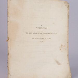 Francis Wrangham — A Dissertation on the Best Means of Civilizing the Subjects of the British Empire in India (1805)